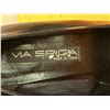 Image 13 : Used Via Spiga Black Leather Pumps Sz 6.5   (heel needs repair)