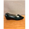 Image 2 : NEW Ferragamo Vara Dark Green Leather Flats Sz 10 B   (heel needs repair)
