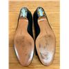 Image 4 : NEW Ferragamo Vara Dark Green Leather Flats Sz 10 B   (heel needs repair)