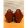 Image 3 : NEW Ferragamo Gancini Brown Leather Pumps, Sz 10B   (heel needs repair)