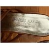 Image 10 : NEW Charles Jourdan Vintage Brown Leather Strappy Sandals Sz 10 (heel needs repair)