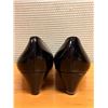 Image 3 : NEW Ferragamo Black Patent Almond Pumps, Size 8  (heel needs repair)