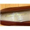 Image 8 : NEW Ferragamo Brown Leather Cap-Toe Flats, Size 8