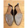 Image 4 : Used Ferragamo Brown Leather Slingback Pumps, Size 10