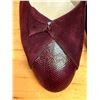 Image 7 : NEW Ferragamo Burgundy Suede Slingback Pumps, Size 10