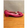 Image 2 : Used Ferragamo Pink Leather Vara Pumps, Size 10