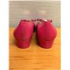 Image 3 : Used Ferragamo Pink Leather Vara Pumps, Size 10