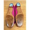 Image 4 : Used Ferragamo Pink Leather Vara Pumps, Size 10