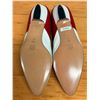 Image 4 : NEW Bally White & Red Leather Pointed Flats, Size 10