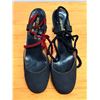 Image 6 : Used Jean Rimboud Black Suede Lace-Up Sandals, Size 10