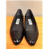 Image 1 : NEW Bally Black Textured Leather Pointed Flats, Size 10