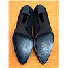 Image 5 : Used Charles Jourdan Black Suede Logo Loafers, Size 10
