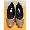 Image 1 : NEW Emme Uno Taupe & Cream Leather Pointed Flats, Size10