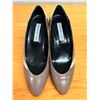 Image 7 : NEW Emme Uno Taupe & Cream Leather Pointed Flats, Size10