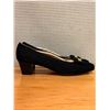 Image 2 : NEW Ferragamo Black Suede Vara Pumps, Size 10