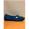 Image 2 : Used Koret of California Blue Leather Penny Loafers, Size 10