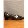 Image 2 : NEW Ferragamo Gray Leather Vara Pumps, Size 10