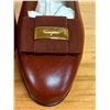 Image 7 : NEW Ferragamo Brown Leather Vara Pumps, Size 10