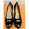Image 7 : NEW Ferragamo Black Vara Bow Leather Pumps, Size 10