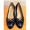 Image 6 : NEW Ferragamo Black Lizard-Print Gancini Flats, Size 10