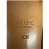Image 4 : Used Bally Brown Ostrich-Embossed Leather Flats, Size 10