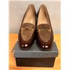Image 1 : Used Bruno Magli Brown Leather & Suede Loafers, Size 10