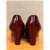 Image 4 : Used Bruno Magli Burgundy Leather & Suede Horsebit Loafers, Size 8.5