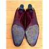 Image 5 : Used Bruno Magli Burgundy Leather & Suede Horsebit Loafers, Size 8.5