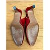 Image 4 : Used Bally Red Leather Slingback Heels, Size 10