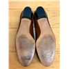 Image 3 : Used Ferragamo Caramel Leather Penny Loafers, Size 10