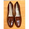 Image 5 : Used Ferragamo Caramel Leather Penny Loafers, Size 10