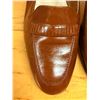 Image 6 : Used Ferragamo Caramel Leather Penny Loafers, Size 10