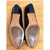 Image 4 : Used Ferragamo Vara Dark Brown Flats w/ Croc-Print Bow, Size 10B