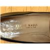 Image 10 : Used Bruno Magli Black Leather & Navy Suede Loafers, Size 9.5