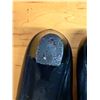 Image 6 : Used Bruno Magli Black Leather & Navy Suede Loafers, Size 9.5