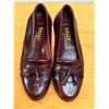 Image 7 : NEW Mens Bally Burgundy Leather Tassel Loafers, Size 10