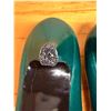 Image 5 : Used Diverente Teal Leather Classic Pumps, Size 8