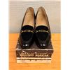 Image 1 : Used Bruno Magli Black Leather & Suede Loafers, Size 9B