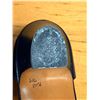 Image 6 : Used Ferragamo Navy Leather Shoes w/ Mary Jane Heels, Size 10B