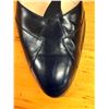 Image 8 : Used Ferragamo Navy Leather Shoes w/ Mary Jane Heels, Size 10B