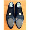 Image 2 : Used Charles Jourdan Black Suede Classic Pumps, Size 9.5