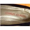 Image 8 : Used Charles Jourdan Black Suede Classic Pumps, Size 9.5