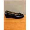 Image 2 : Used Ferragamo Black Calfskin “Lillaz” Bow Pumps, Size 10B