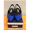 Image 1 : Used Michael & Company Emme Uno Blue Leather Slingback Shoes w/ Heels, Size 10B