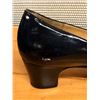 Image 3 : Used Ferragamo Black Patent & Suede Bow Loafers, Size 10B