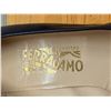 Image 13 : Used Ferragamo Navy Calf Leather Pumps w/ Embossed Detail, Size 10B