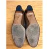 Image 4 : Used Ferragamo “Taffy” Havana Brown Calf & Suede Loafers, Size 10B