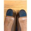 Image 5 : Used Ferragamo “Taffy” Havana Brown Calf & Suede Loafers, Size 10B