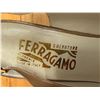 Image 8 : Used Ferragamo Beige Leather Slingback Shoes w/ Heels, Size 10B