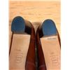 Image 6 : Used Ferragamo Brown Mary Jane Leather Shoes w/ Heels, Size 10M